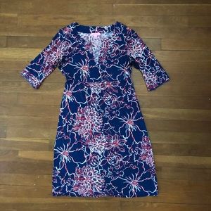 Lilly Pulitzer Blue and Red Dress